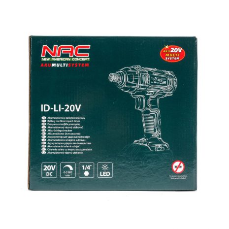 Zakrętarka udarowa akumulatorowa NAC ID-LI-20V img2